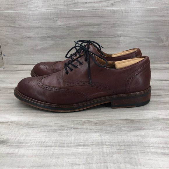 Mr. B\'s Aldo Oxfords Mens 12 Brown Leather Wingtip Derby Dress Shoes main image 10